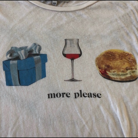 Wildfox More Please Manchester Tee Shirt - Picture 3 of 7